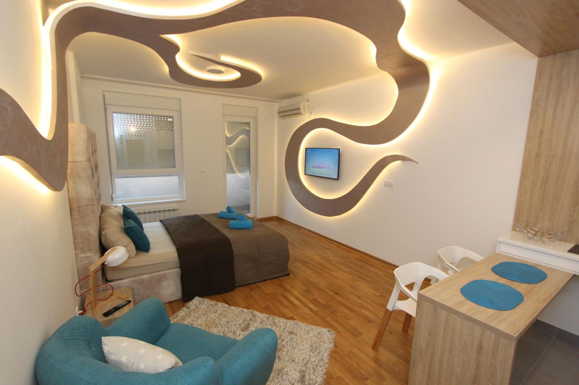 Riviera New Belgrade Apartment, Parking 5 Eur Per Day Dış mekan fotoğraf