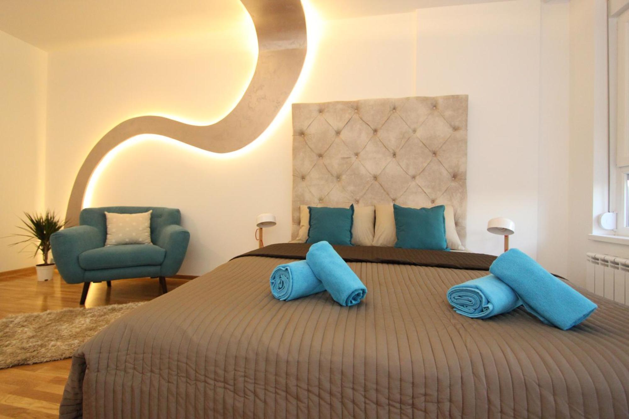 Riviera New Belgrade Apartment, Parking 5 Eur Per Day Dış mekan fotoğraf